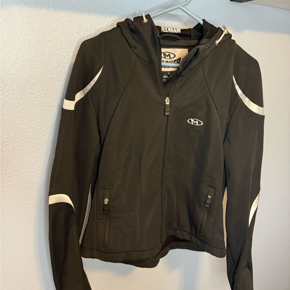 Marker Women's technical ski/athletic softshell Hooded Jacket Size 10
